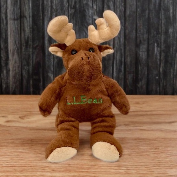Mary Meyer Moose Maine Stuffed Animal Plush Brown 9” L.L. Bean - Picture 5 of 5